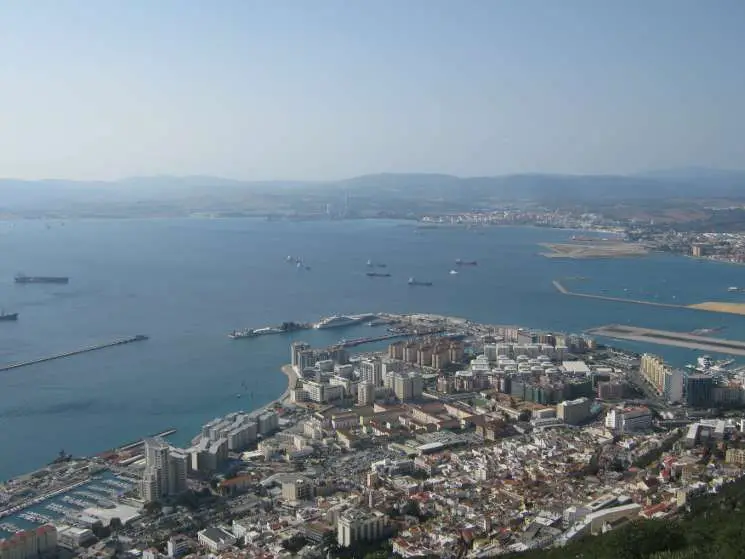 Delfine zwischen Gibraltar und Ceuta