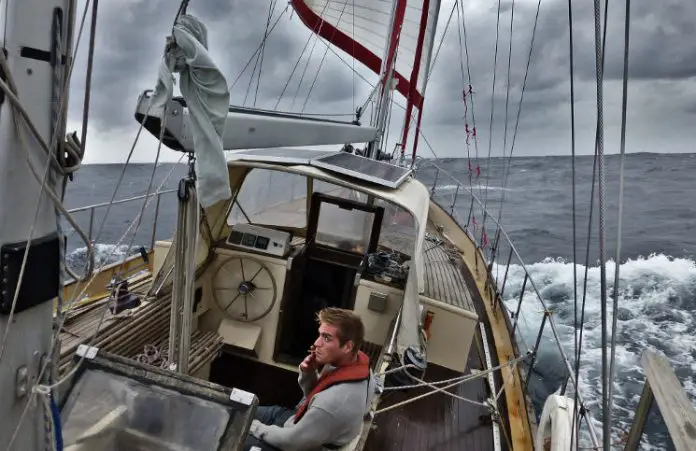 Atlantiküberquerung Sturm Unfall