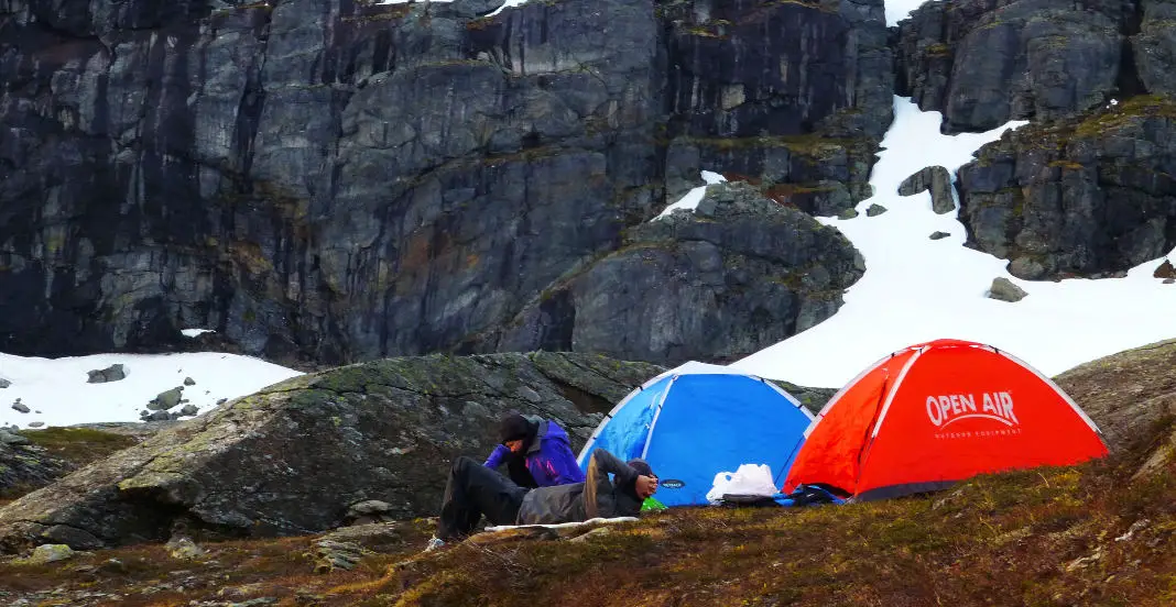 Trolltunga Camping Wandern