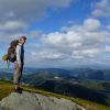 Wandern bei Bergen in Norwegen