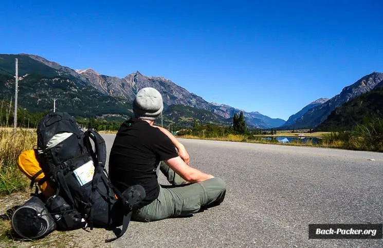 Warten auf den nächsten Fahrer - Manihuales