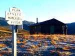 Bodenfrost Wegweiser Norwegen