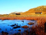 Hütten Sonnenaufgang Wandern Norwegen