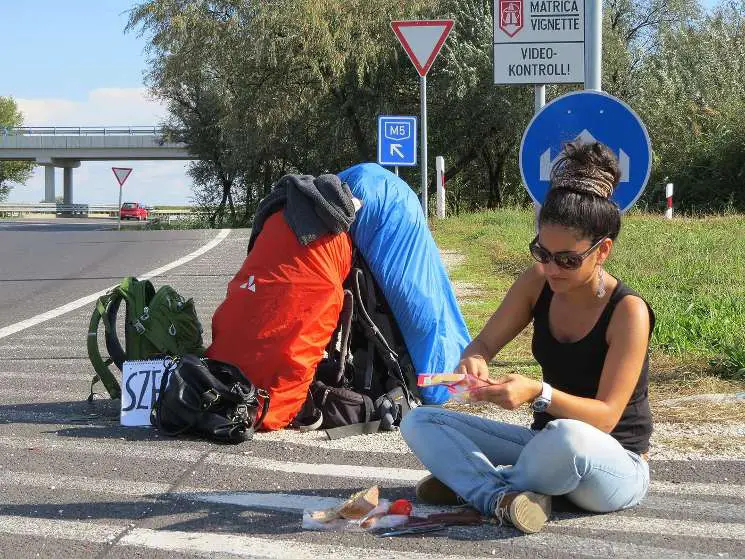 Verpflegung beim Trampen