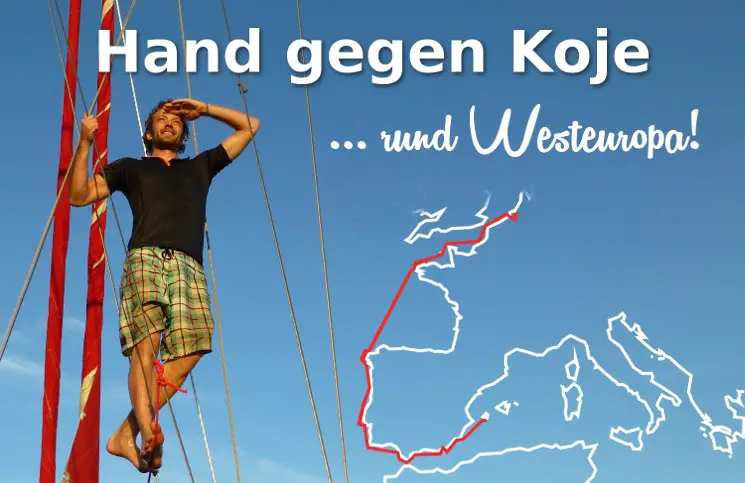 Hand gegen Koje rund Westeuropa