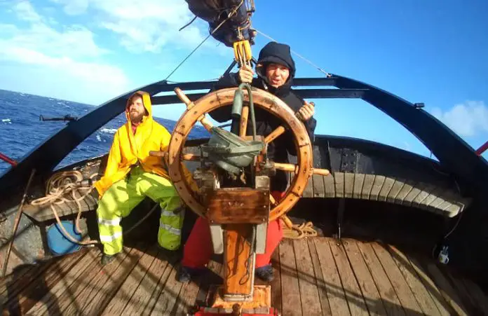 Hand-gegen-Koje Segeln Südsee