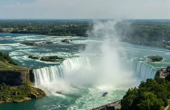 Niagara Fälle trocken abgeschaltet