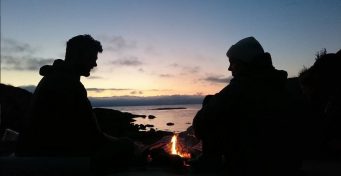 Lagerfeuer Wandern Fjordchallenge