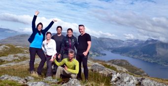 Wandern Norwegen Stongfjorden Fjordchallenge