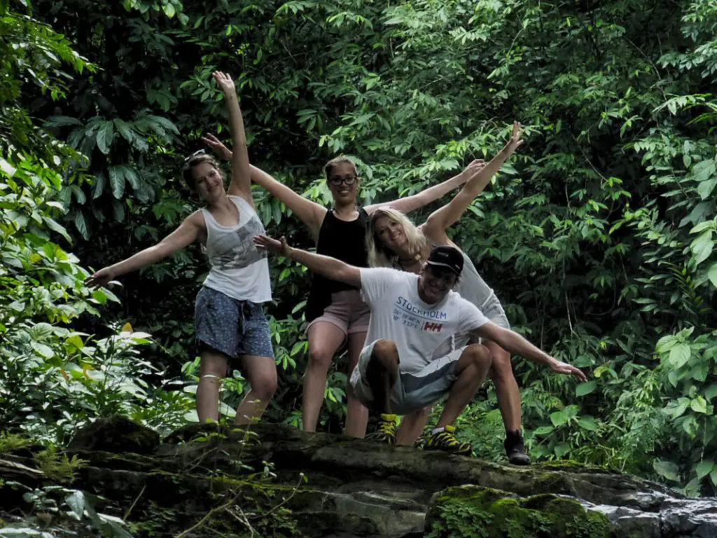 Costa Rica Wasserfall Wanderung