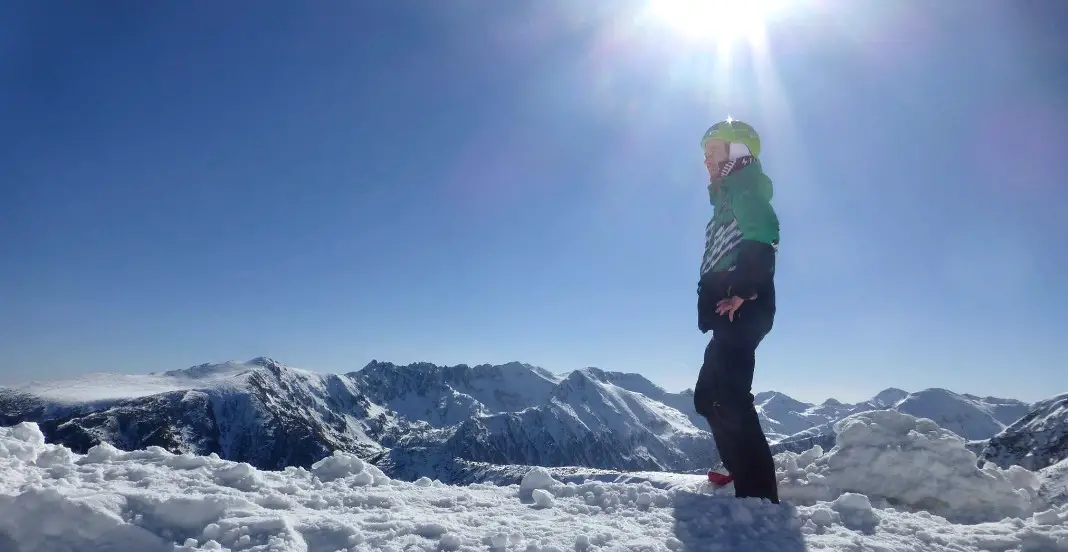 Skihütte packen Ausrüstung