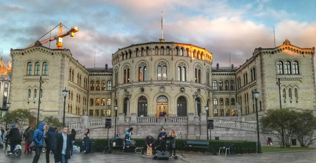 Storting Parlamentsgebäude Oslo