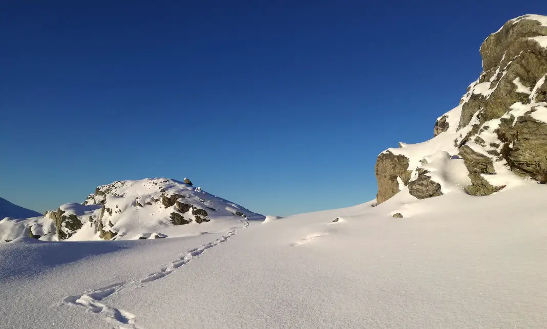 Winter Wandern Norwegen