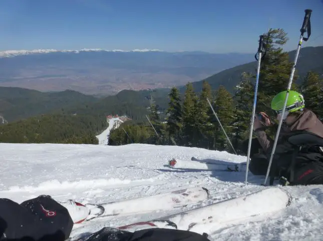 Blick auf Bansko Bulgarien