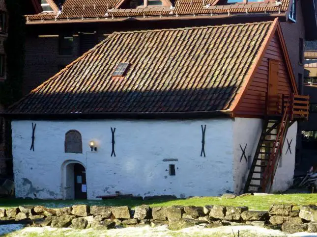 Bryggen Bergen Steinhaus