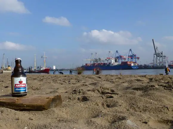 Der Elbstrand in Hamburg