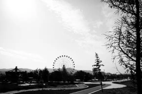 Riesenrad per Anhalter?