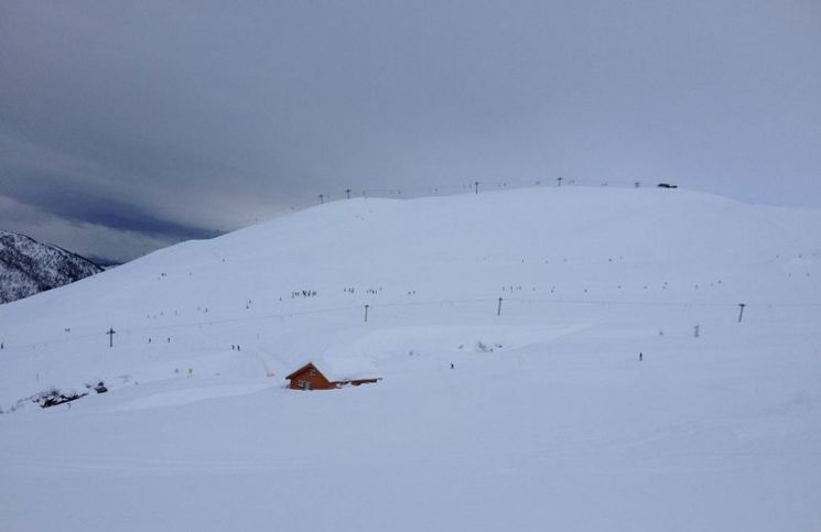 Ski Langlauf in Myrkdalen: Auf dem Hintern durch den Schnee