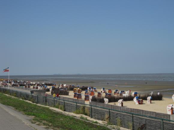 Strandkörbe an der Nordsee