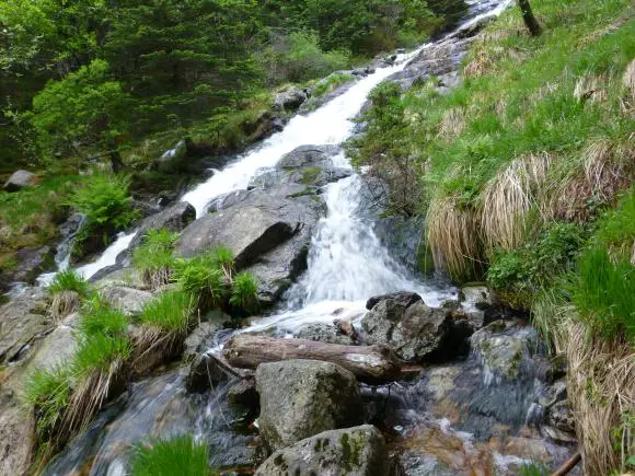 Wasserfall bei Bergen in Norwegen