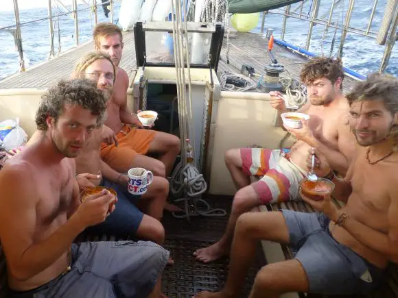 Die Crew: Timo, Arne, Phil, Kyle und Johannis Die Crew: Timo, Arne, Phil, Kyle und Johannis